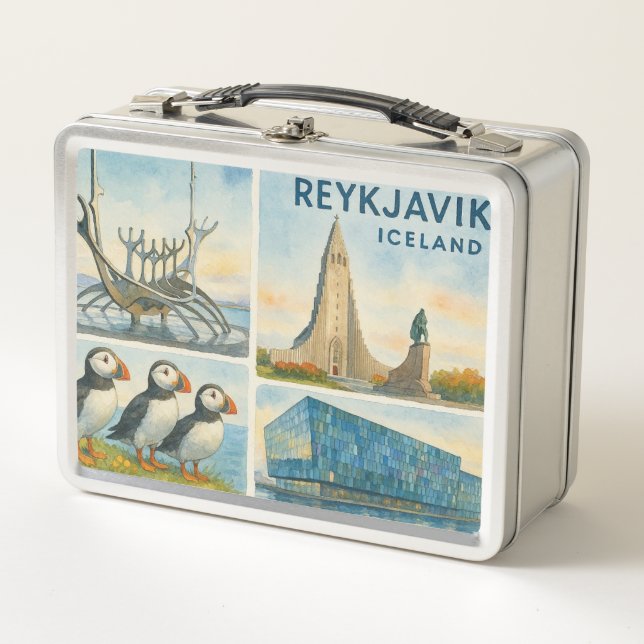 Lunch Box Reykjavik Islande multivue  (Devant)