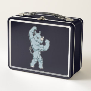 Lunch Box Rhino comme Bodybuilder extrême