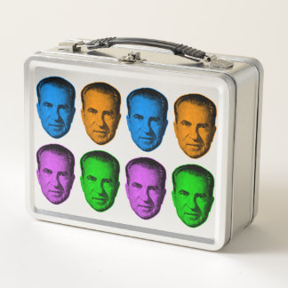 Lunch Box Richard Nixon en couleur vive