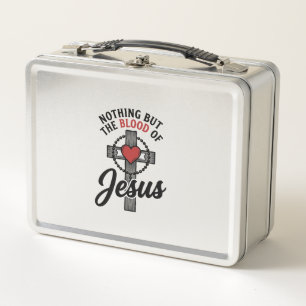 Lunch Box Rien que le Sang de Jésus Chemise Vintage Croix