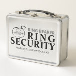 Lunch Box Ring Bearer Security Box<br><div class="desc">Wedding ring bearer security box you can fill will everything your ring bearer needs to feel like your special agent.</div>