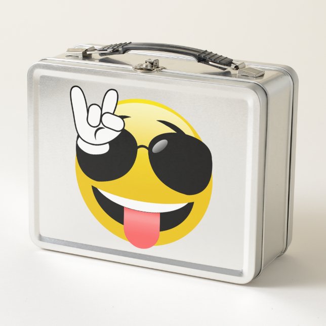 Lunch Box Roche d'Emoji dessus (Devant)