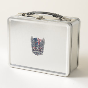 Lunch Box Rocker du bandana patriotique Méta musique Old Glo