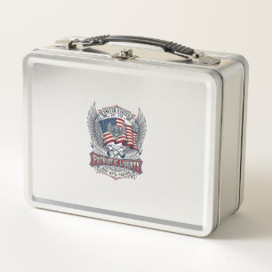 Lunch Box Rocker du bandana patriotique Méta musique Old Glo