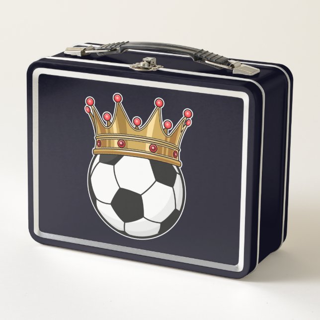 Lunch Box Roi de la Couronne de football (Devant)