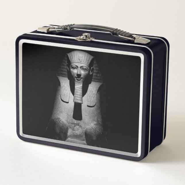 Lunch Box Roi pharaon noir et blanc (Devant)