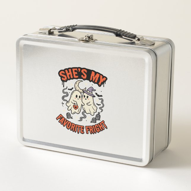 Lunch Box Romance humour fantôme Halloween (Devant)