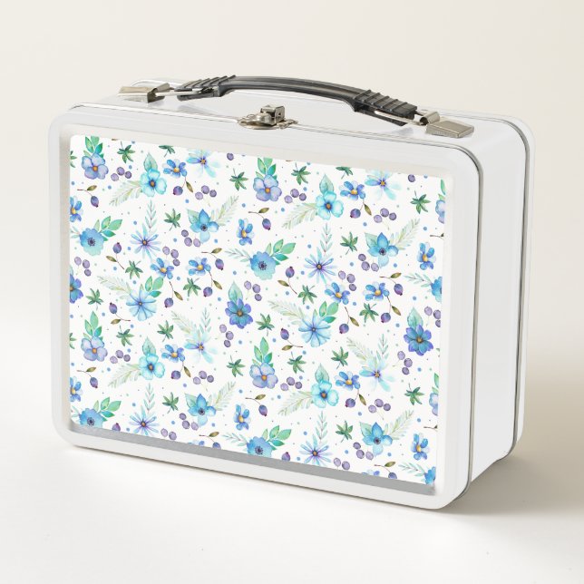 Lunch Box Rose bleue (Devant)