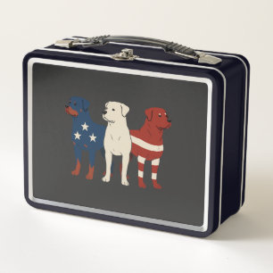 Lunch Box Rottweiler 4 juillet Amoureux des chiens Hommes Dr