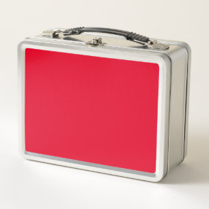 Lunch Box Rouge Cadmium Couleur Uni