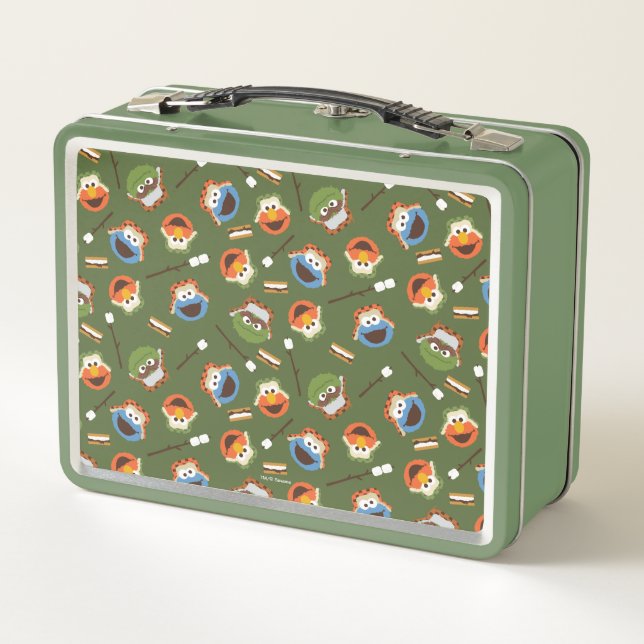 Lunch Box Rue Sésame | Camping Est S'more Amusant Avec Les A (Dos)