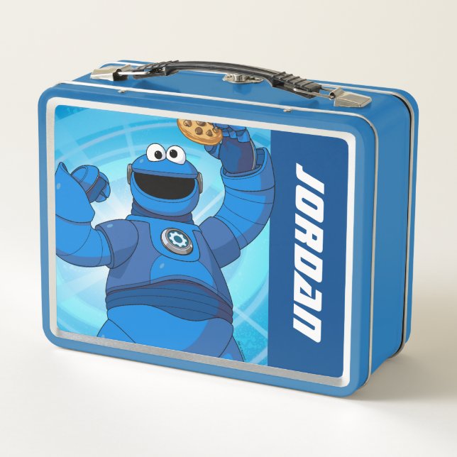 Lunch Box Rue Sésame | Méca Builders Cookie Monster (Dos)