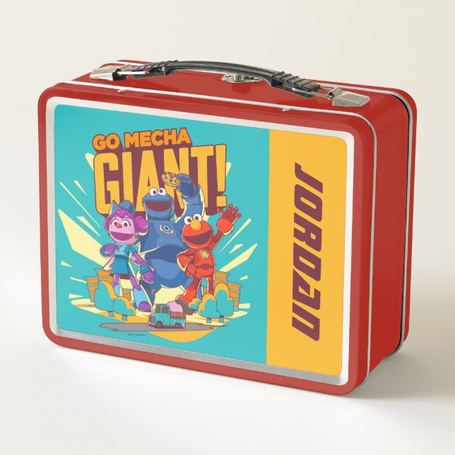 Lunch Box Rue Sésame | Mécaniciens | Ajouter un nom (Dos)