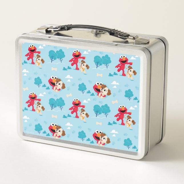 Lunch Box Rue Sésame | Motif Elmo & Tango (Dos)