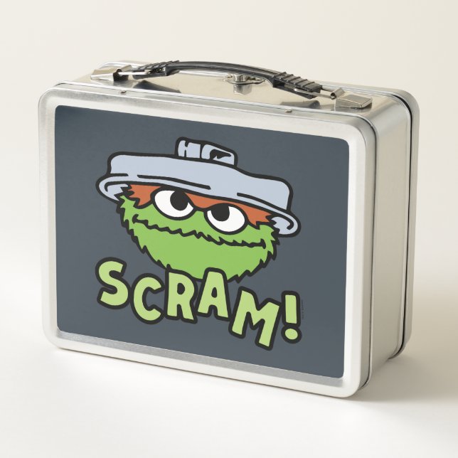 Lunch Box Rue Sésame | Oscar the Grouch Scram! (Dos)