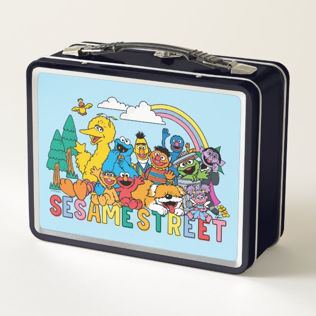Lunch Box Rue Sésame | Rainbow Wave (Dos)