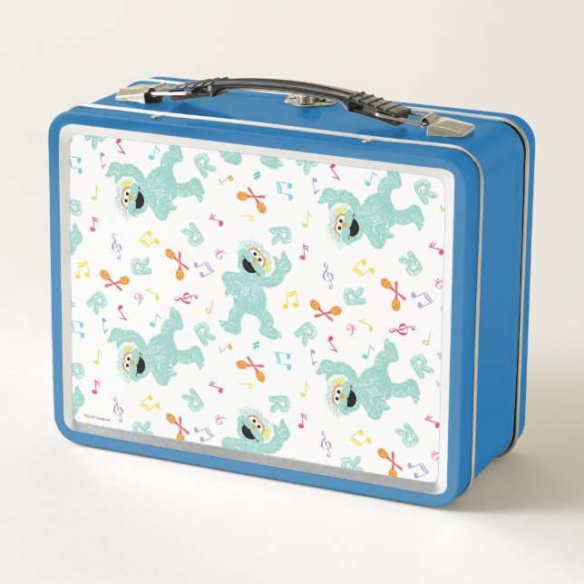 Lunch Box Rue Sésame | Rosita Music Scribble Motif (Dos)