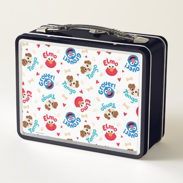 Lunch Box Rue Sésame | Tango, Elmo et Motif Grover (Dos)