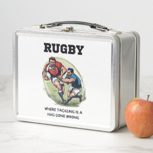 Lunch Box Rugby Où S'Attaquer Est Un Gros Problème