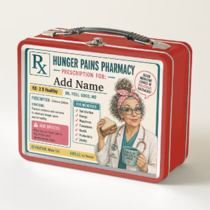 Lunch Box RX personnalisé drôle