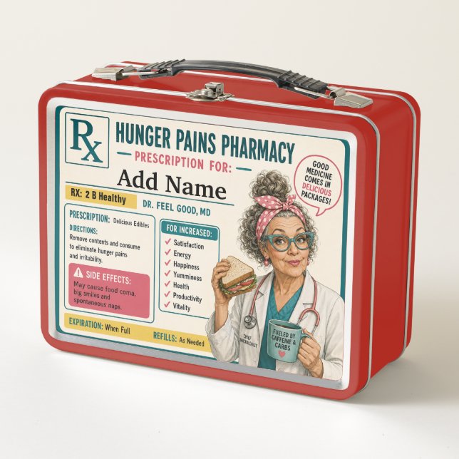 Lunch Box RX personnalisé drôle (Devant)