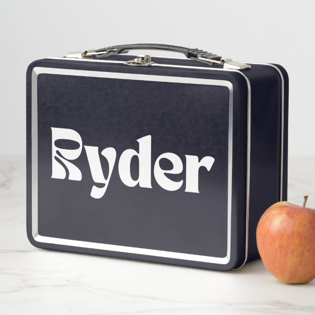Lunch Box Ryder Name Personnalisé (En situation)