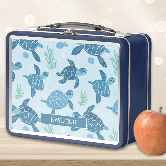 Lunch Box Sac à dos motif de tortue de mer (Créateur téléchargé)