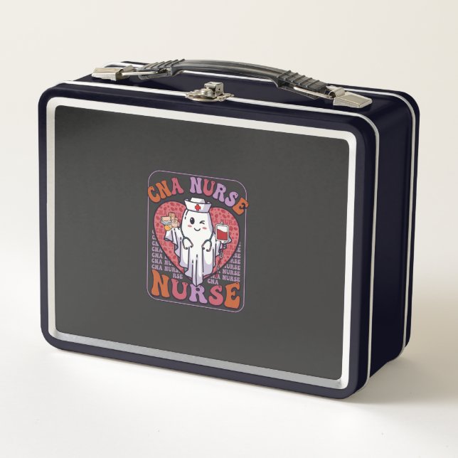 Lunch Box Sac infirmière Cna Halloween fantôme stéthoscope s (Devant)