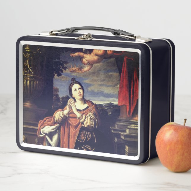 Lunch Box Saint Agnes par Domenichino (c. 1620) (En situation)