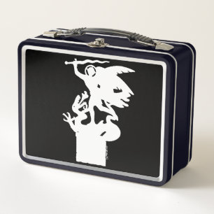 Lunch Box Saint Michael et Dragon (en blanc)
