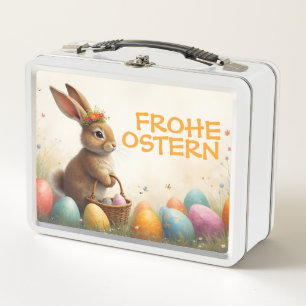 Lunch Box Salutations printanières du lapin de Pâques