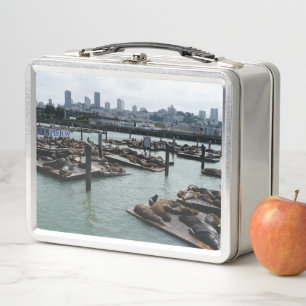 Lunch Box San Francisco et Pier 39 Sea Lions City Skyline