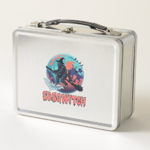 Lunch Box Sasqwitch Bigfoot Sorcière Balai Chat Noir Lune Ha