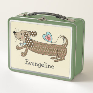 Lunch Box Saucisson Chien Personnalisé Dachshund