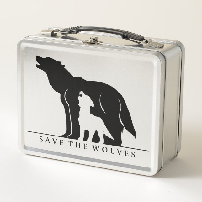Lunch Box Sauvez les loups (Devant)