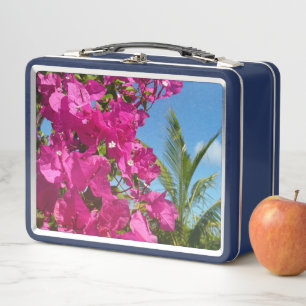 Lunch Box Scène naturelle tropicale de bougainvillée et de p