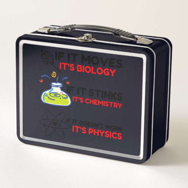 LUNCH BOX SCIENCE BIOLOGY CHIMIISTRY PHYSICS (Devant)