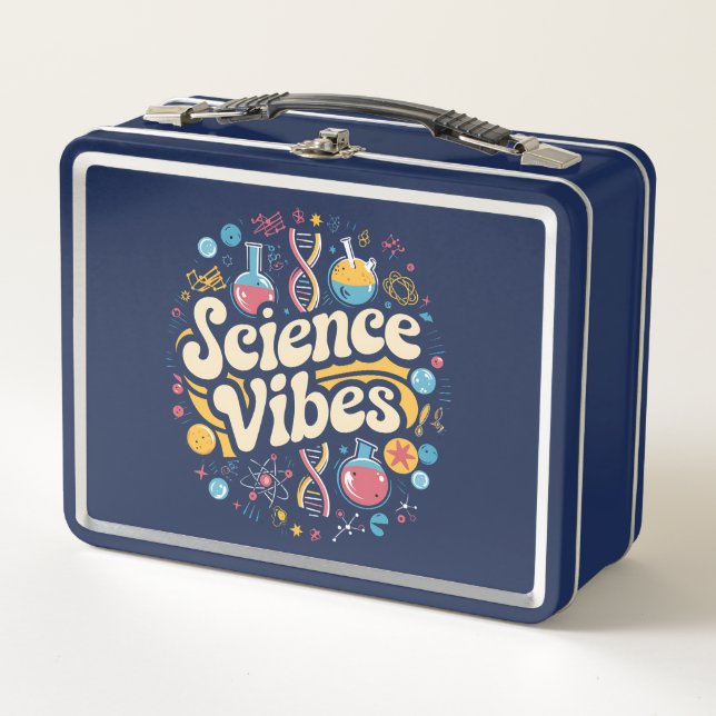 Lunch Box Science Vibes Groovy Première Journée de Rentree S (Devant)