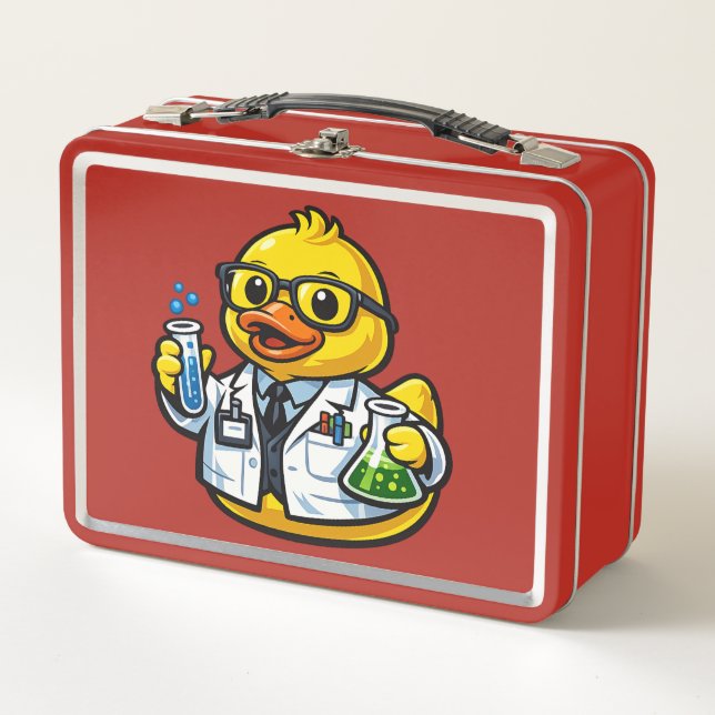 Lunch Box Scientifique Canard en Caoutchouc (Devant)