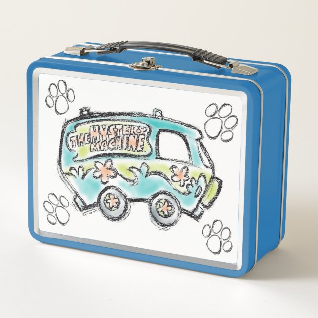Lunch Box Scooby-Doo | Croquis de machine mystère (Devant)