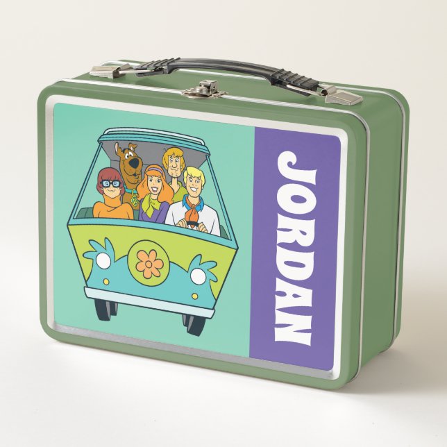 Lunch Box Scooby-Doo & Gang Mystery Machine | Ajouter un nom (Devant)