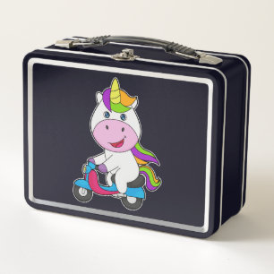 Lunch Box Scooter Unicorn