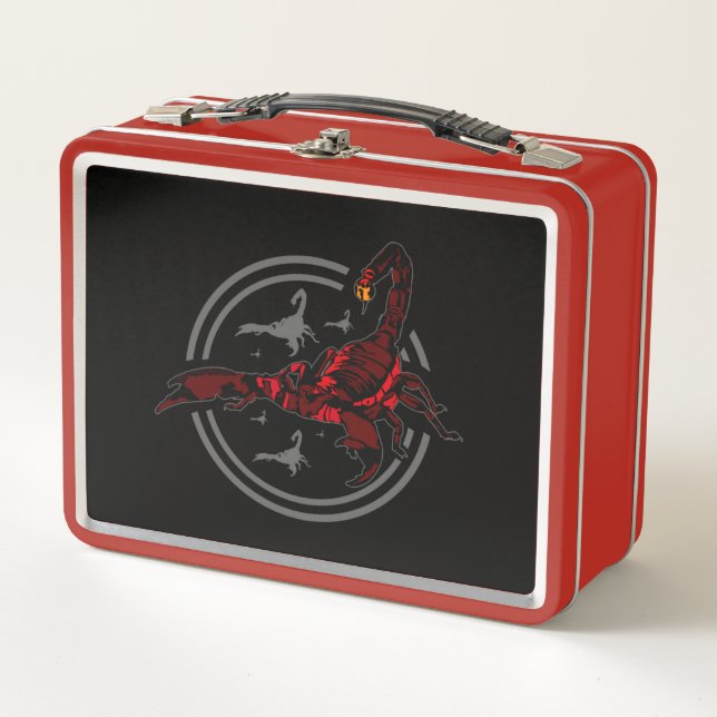 Lunch Box Scorpion rouge (Devant)
