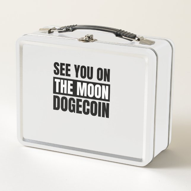 Lunch Box See you on the moon dogecoin (Devant)
