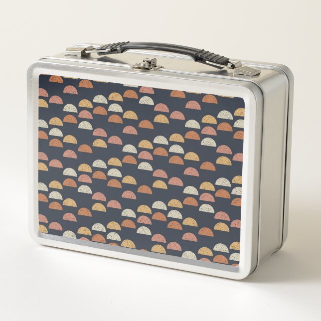 Lunch Box Semi motif géométrique de cercle (Devant)