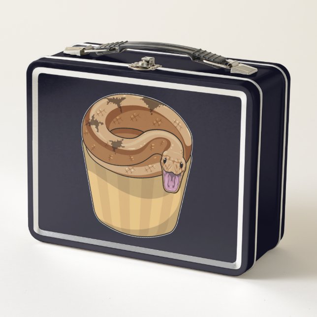 Lunch Box Serpent avec muffin (Devant)