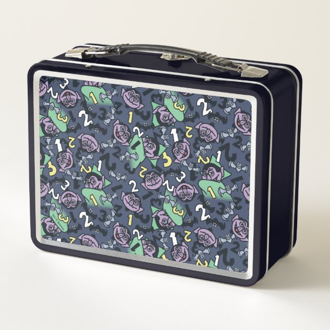 Lunch Box Sésame Sésame | Count von Count Doodle Motif (Dos)