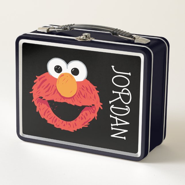 Lunch Box Sesame Street | Visage d'Elmo (Devant)