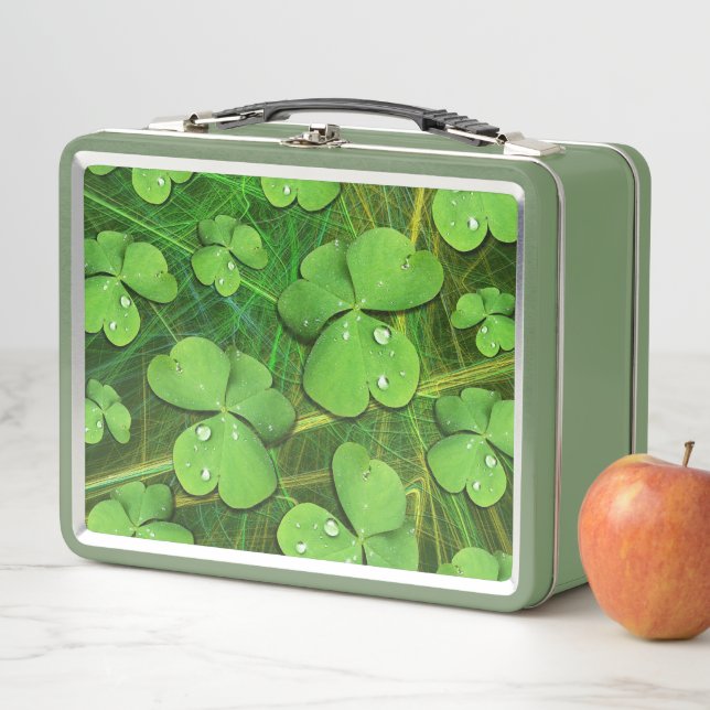 Lunch Box Shamrock vert St Patrick iPhone 5 Coque-Mate (En situation)