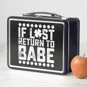 Lunch Box Si Perdu Retournez à Bébé Je Suis Bébé Couple Asso